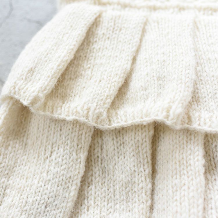 frill knit vest フリルニットベスト