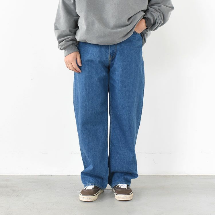 ORGANIC COTTON 12oz DENIM LOOSE STRAIGHT FIT JEANS ルーズストレートフィットジーンズ