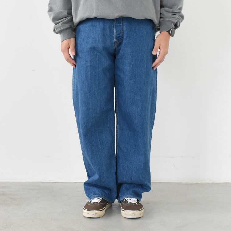 ORGANIC COTTON 12oz DENIM LOOSE STRAIGHT FIT JEANS ルーズストレートフィットジーンズ