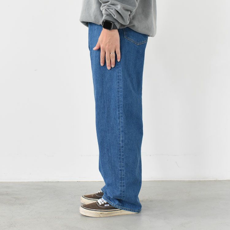 ORGANIC COTTON 12oz DENIM LOOSE STRAIGHT FIT JEANS ルーズストレートフィットジーンズ