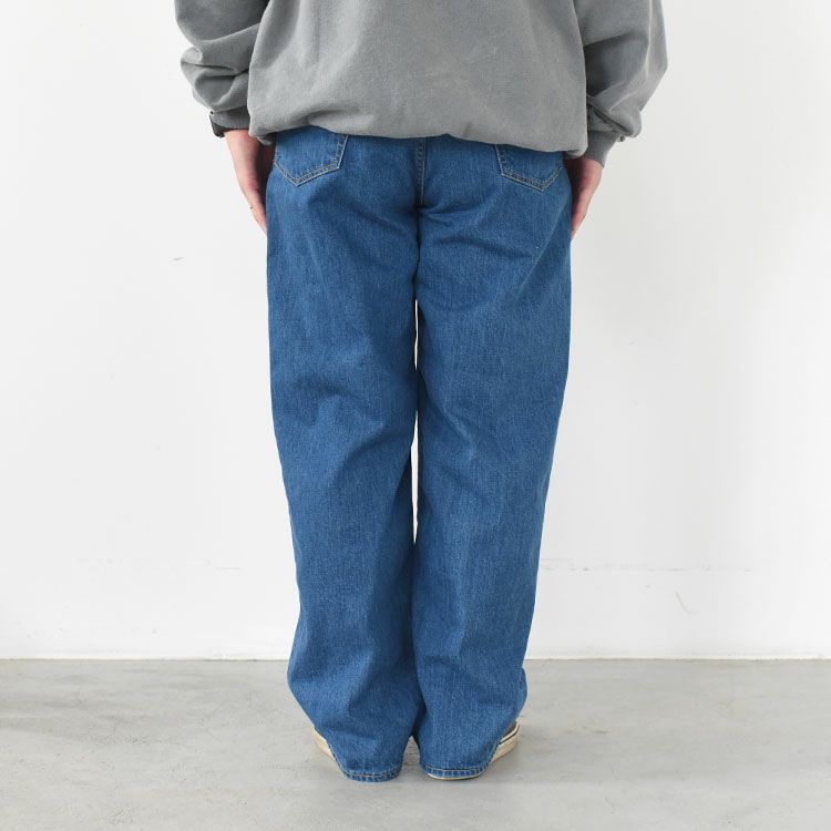 ORGANIC COTTON 12oz DENIM LOOSE STRAIGHT FIT JEANS ルーズストレートフィットジーンズ