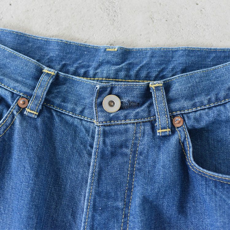 ORGANIC COTTON 12oz DENIM LOOSE STRAIGHT FIT JEANS ルーズストレートフィットジーンズ