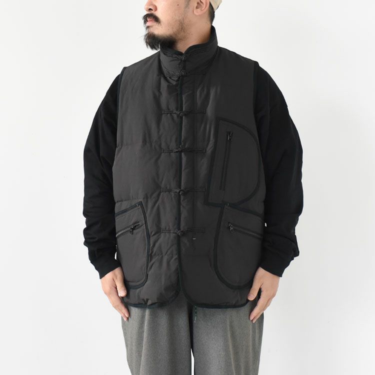 WEATHER CHINESE DOWN VEST ウェザーチャイニーズダウンベスト