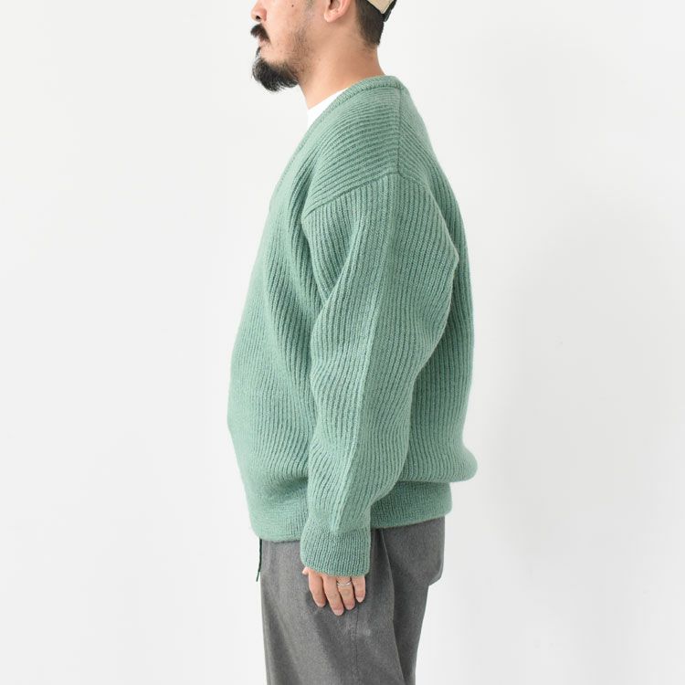 MID G KNIT V NECK SWEATER ニットVネックセーター