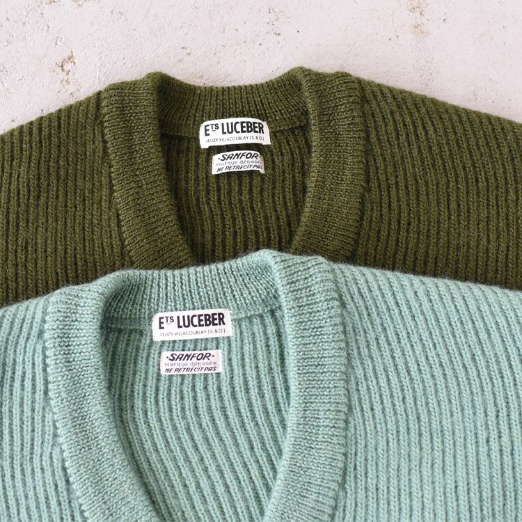 MID G KNIT V NECK SWEATER ニットVネックセーター