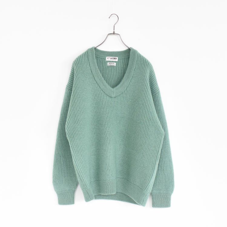 MID G KNIT V NECK SWEATER ニットVネックセーター