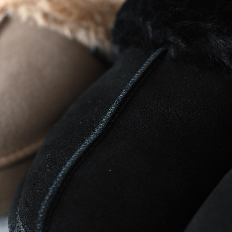 Cloudy Flatform Fur Slingback クラウディフラットフォーム ファー スリングバック