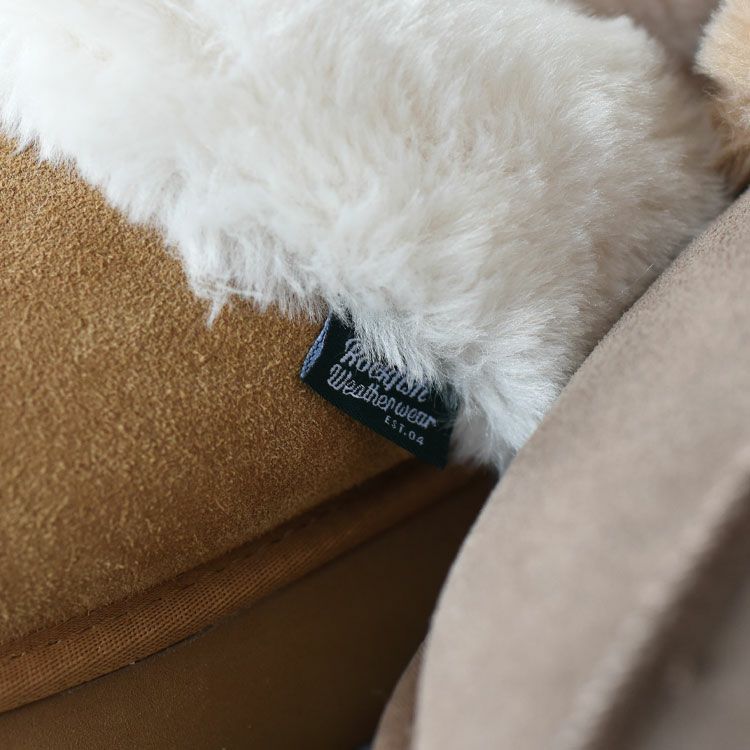 Cloudy Flatform Fur Slingback クラウディフラットフォーム ファー スリングバック