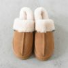 Cloudy Flatform Fur Slingback クラウディフラットフォーム ファー スリングバック