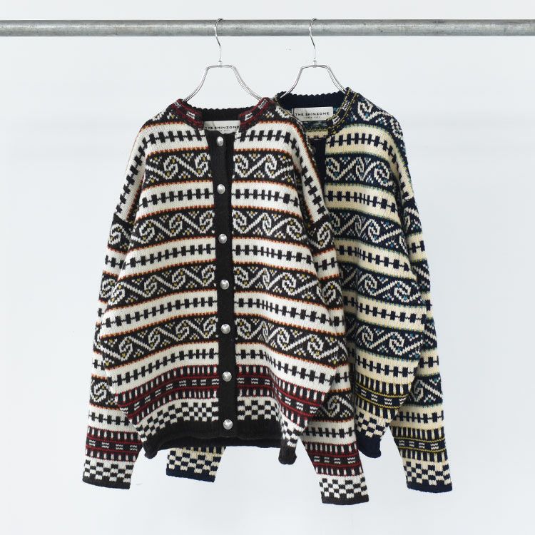 FAIR ISLE KNIT CARDIGAN フェアアイルニットカーディガン