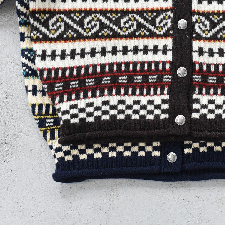 FAIR ISLE KNIT CARDIGAN フェアアイルニットカーディガン