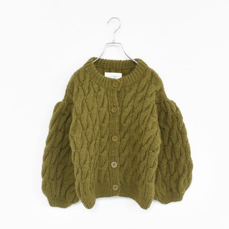 volume sleeve cardigan ボリュームスリーブカーディガン