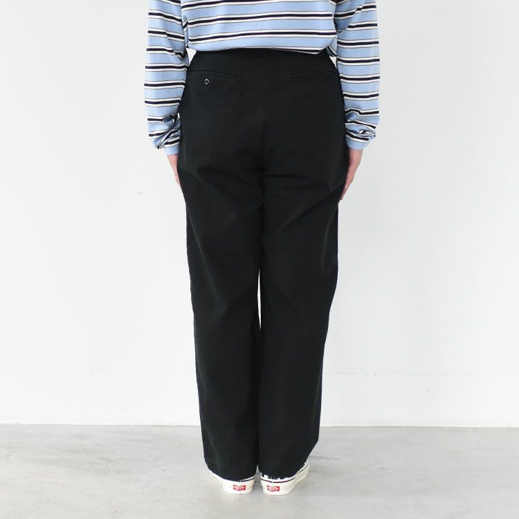 ORGANIC COTTON GABARDINE U.S.ARMY CHINO TROUSERS オーガニックコットン強撚ギャバ U.S.アーミーチノトラウザーズ