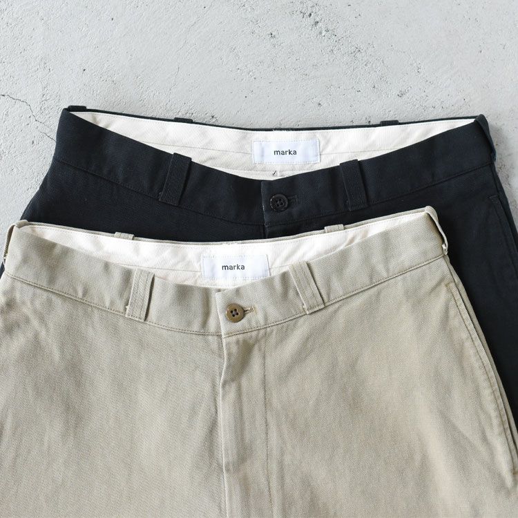 ORGANIC COTTON GABARDINE U.S.ARMY CHINO TROUSERS オーガニックコットン強撚ギャバ U.S.アーミーチノトラウザーズ