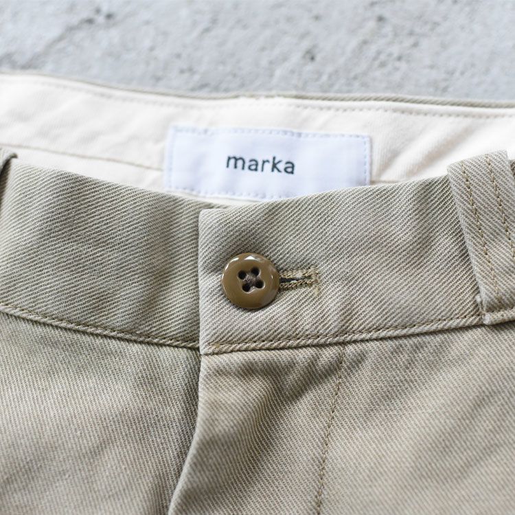 ORGANIC COTTON GABARDINE U.S.ARMY CHINO TROUSERS オーガニックコットン強撚ギャバ U.S.アーミーチノトラウザーズ