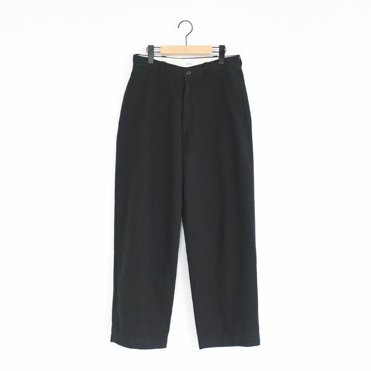 ORGANIC COTTON GABARDINE U.S.ARMY CHINO TROUSERS オーガニックコットン強撚ギャバ U.S.アーミーチノトラウザーズ