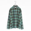 SUPER160's 2/96 WOOL VIYELLA OPEN COLLAR SHIRT ウールビエラワッシャー タンブラー オープンカラーシャツ