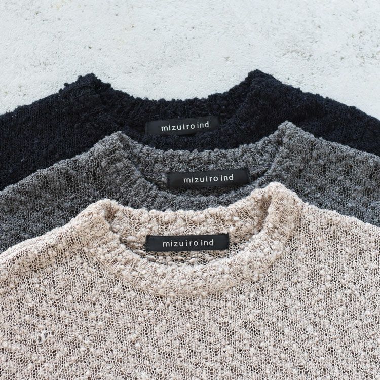 slub yarn crew neck P/O スラブヤーンクルーネックプルオーバー