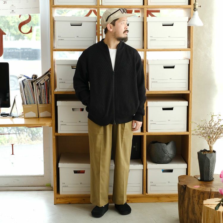 DOUBLE PLEATED TROUSERS ダブルプリーテッドトラウザーズ