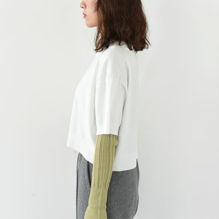 crew neck half slv P/O クルーネックハーフスリーブプルオーバー