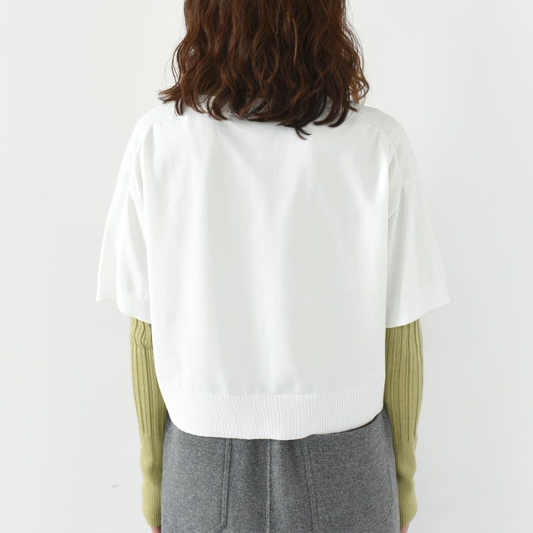 crew neck half slv P/O クルーネックハーフスリーブプルオーバー