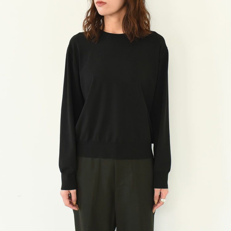 crew neck long slv P/O クルーネックロングスリーブプルオーバー