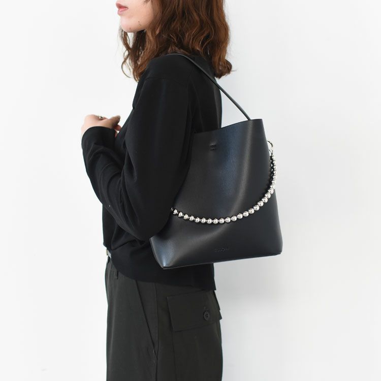 SHOULDER BAG METALIC BALL STRAP ショルダーバッグ メタリックボールストラップ