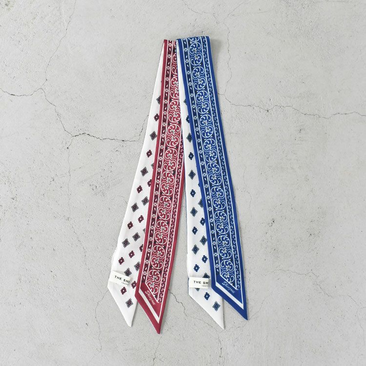 BANDANA PRINTED NARROW SCARF バンダナプリントナロースカーフ