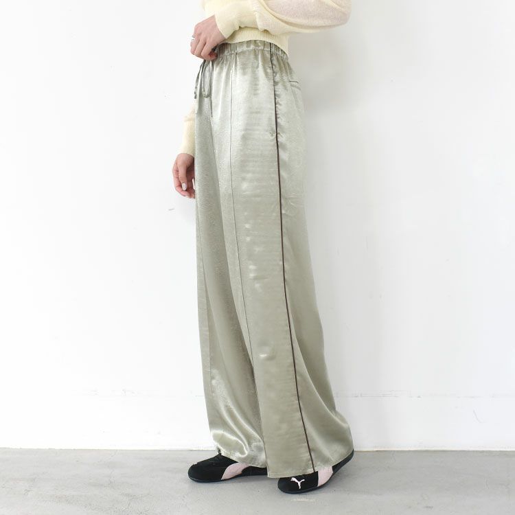 Piping Satin Pants パイピングサテンパンツ