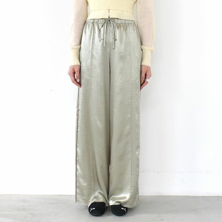 Piping Satin Pants パイピングサテンパンツ