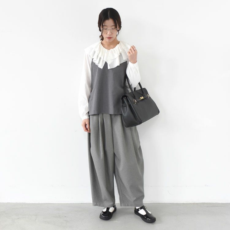 double frill collars shirts ダブルフリルカラーシャツ