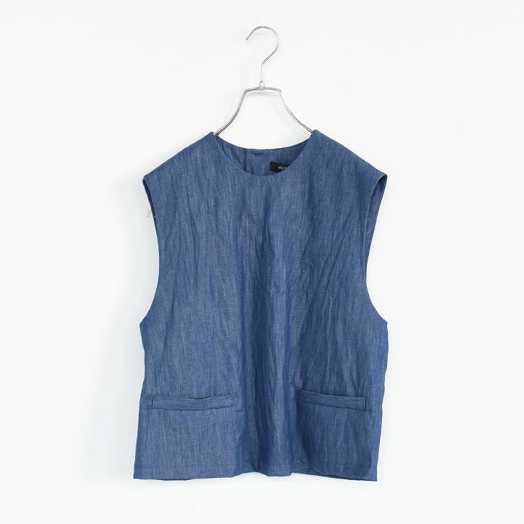 denim short vest デニムショートベスト