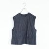 denim short vest デニムショートベスト