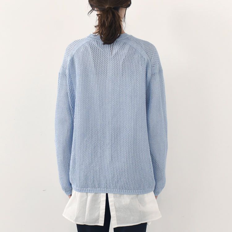 PAPER COTTON KNIT CREW NECK TOP ペパーコットンニット クルーネックトップ