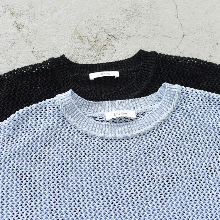 PAPER COTTON KNIT CREW NECK TOP ペパーコットンニット クルーネックトップ