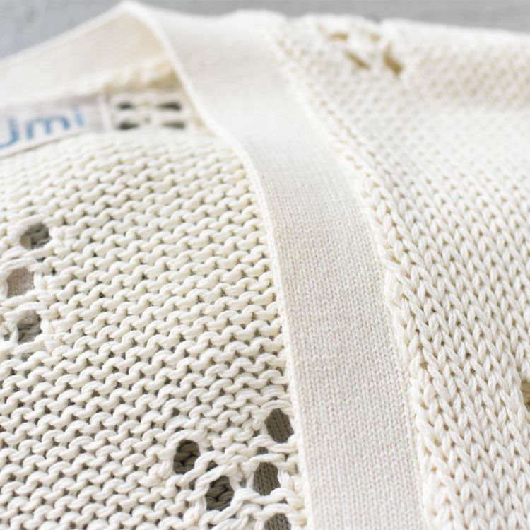 openwork pattern knit cardigan オープンワーク パターン ニットカーディガン
