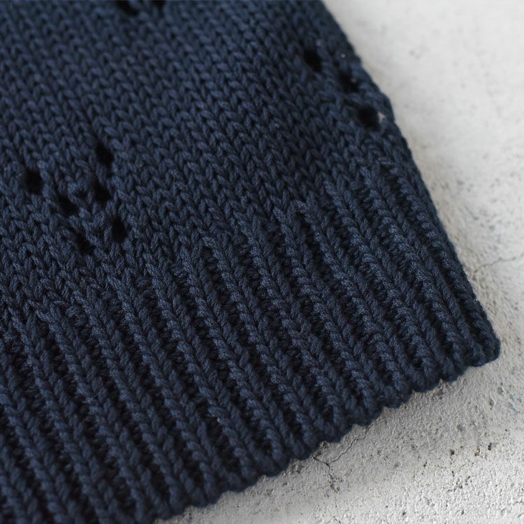 openwork pattern knit cardigan オープンワーク パターン ニットカーディガン