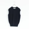 HIGH TWISTED COTTON KNIT VEST ハイツイステッドコットン ニットベスト