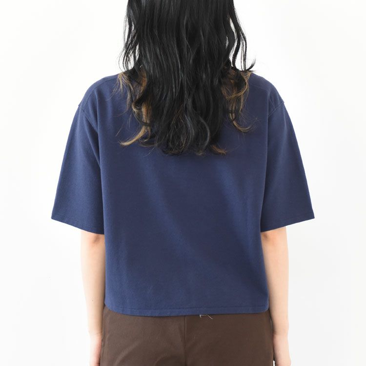 Moss Stitch Field Cropped Polo モスステッチフィールドクロップドポロ