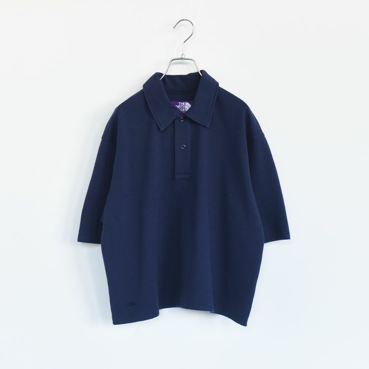 Moss Stitch Field Cropped Polo モスステッチフィールドクロップドポロ