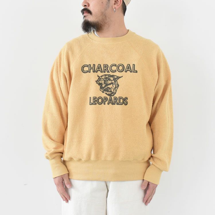 ORIGINAL Charcoal × Americana Leopards Crew L/S オリジナルチャコール×アメリカーナ レオパーズクルーロングスリーブ