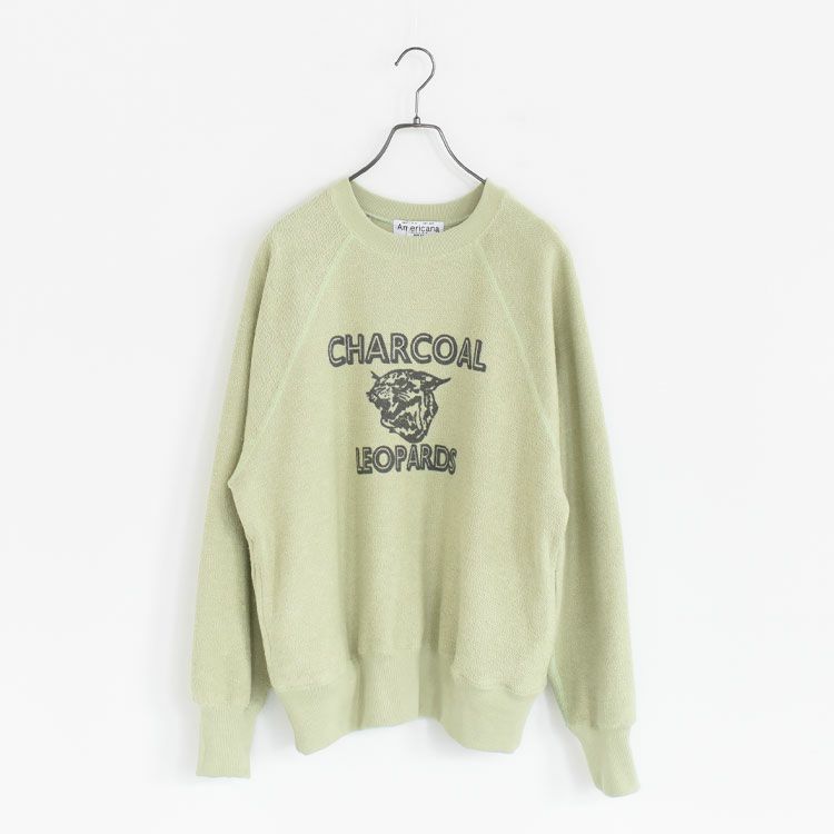 ORIGINAL Charcoal × Americana Leopards Crew L/S オリジナルチャコール×アメリカーナ レオパーズクルーロングスリーブ