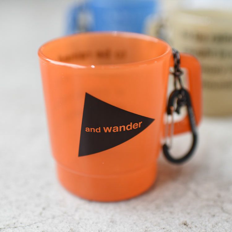 and wander logo PP mug ロゴマグ