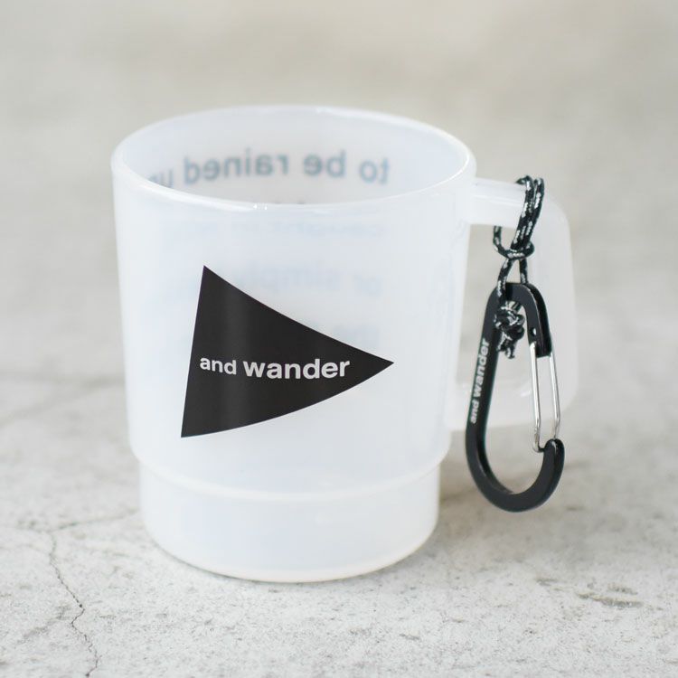 and wander logo PP mug ロゴマグ