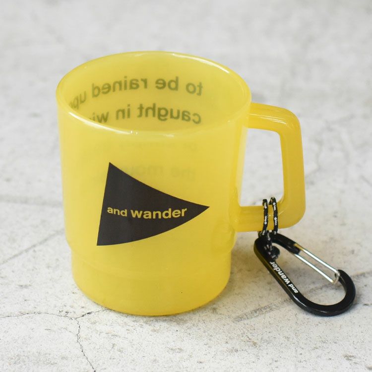 and wander logo PP mug ロゴマグ