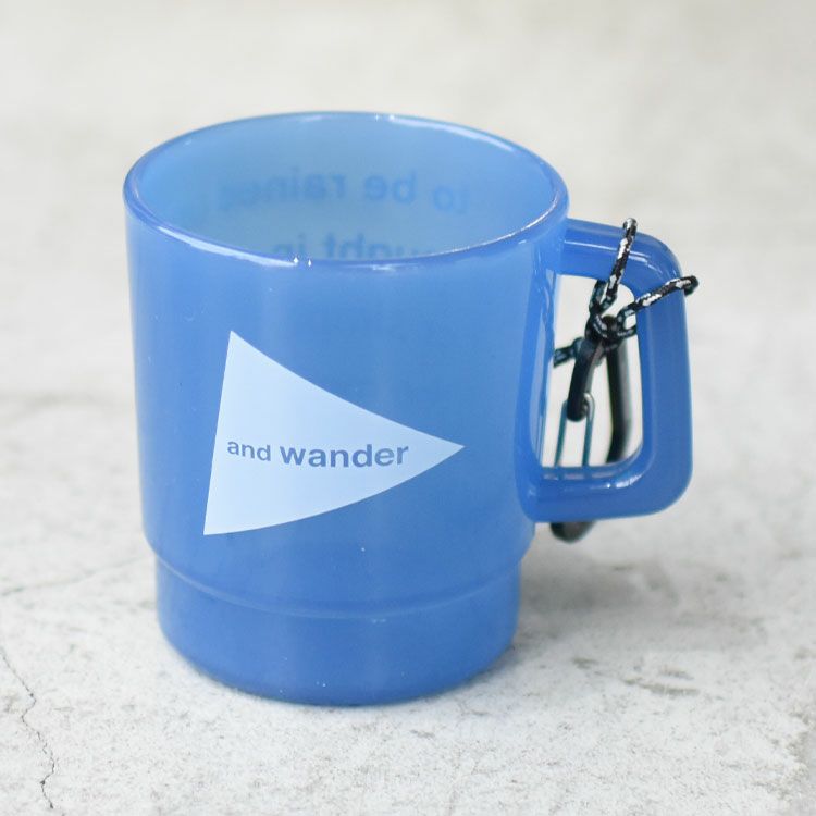 and wander logo PP mug ロゴマグ