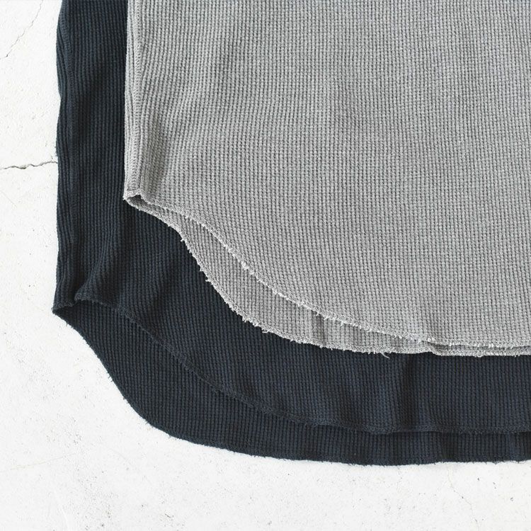 WAFFLE CREW NECK 30/1 ORGANIC COTTON WAFFLE ワッフルクルーネック オーガニックコットンワッフル