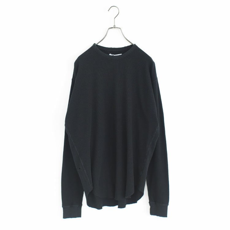 WAFFLE CREW NECK 30/1 ORGANIC COTTON WAFFLE ワッフルクルーネック オーガニックコットンワッフル