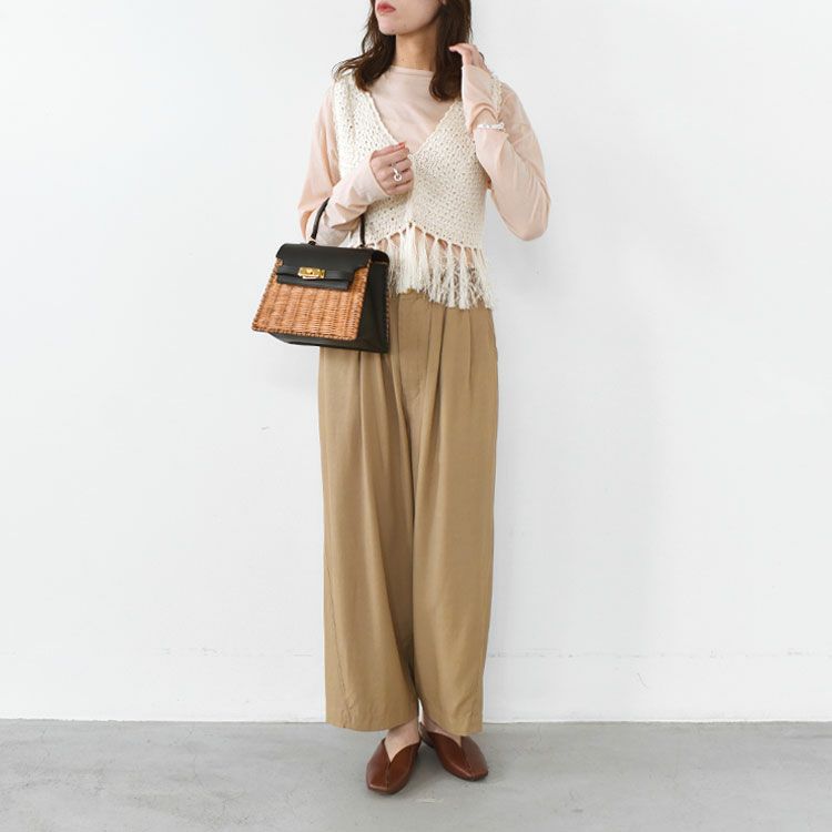 viscose gabardine BIG easy trousers