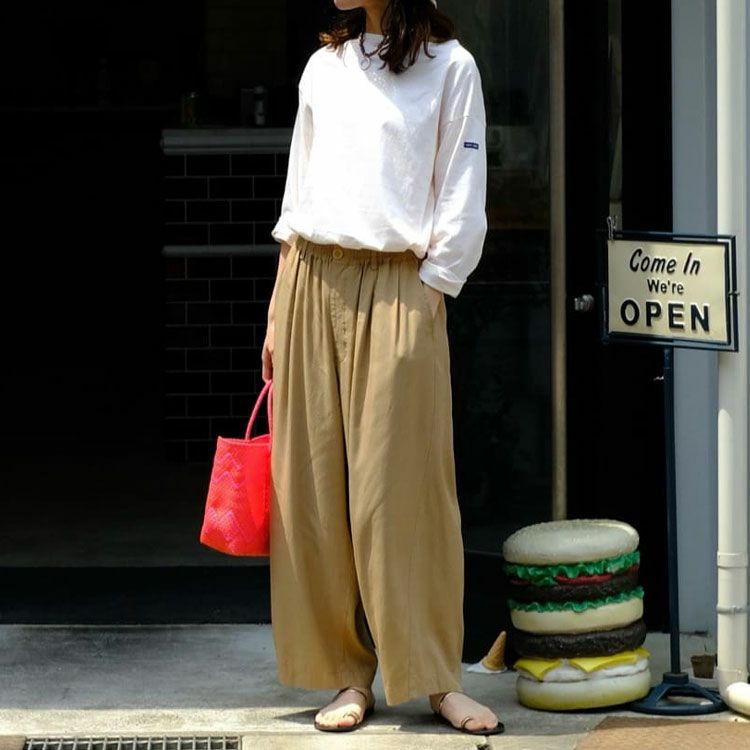 viscose gabardine BIG easy trousers